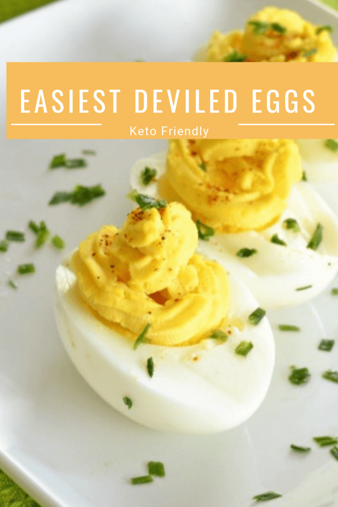 Easy Deviled Eggs Appetizer - Sizzling Eats