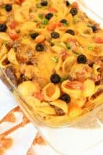 Cheesy Taco Pasta Casserole - Sizzling Eats