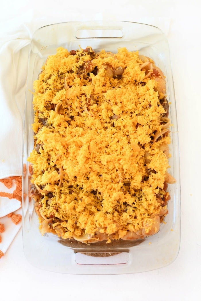 Cheesy Taco Pasta Casserole - Sizzling Eats