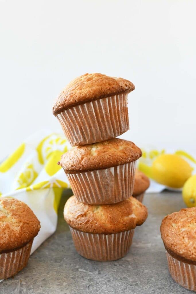 Vibrant Lemon Muffins with Icing Sizzling Eats